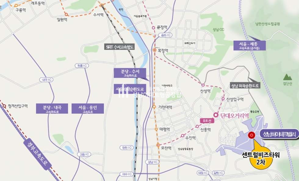 경기 성남중원구 상대원동 성남 센트럴비즈타워 2차 신규분양 잔여호실(상가 :근린생활시설) / 성남아파트형공장 분양 매물번호 10155 사진 5